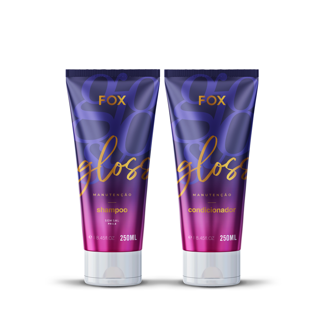 KIT MANUTENÇÃO DIÁRIA GLOSS SHAMPOO E CONDICIONADOR 250ML
