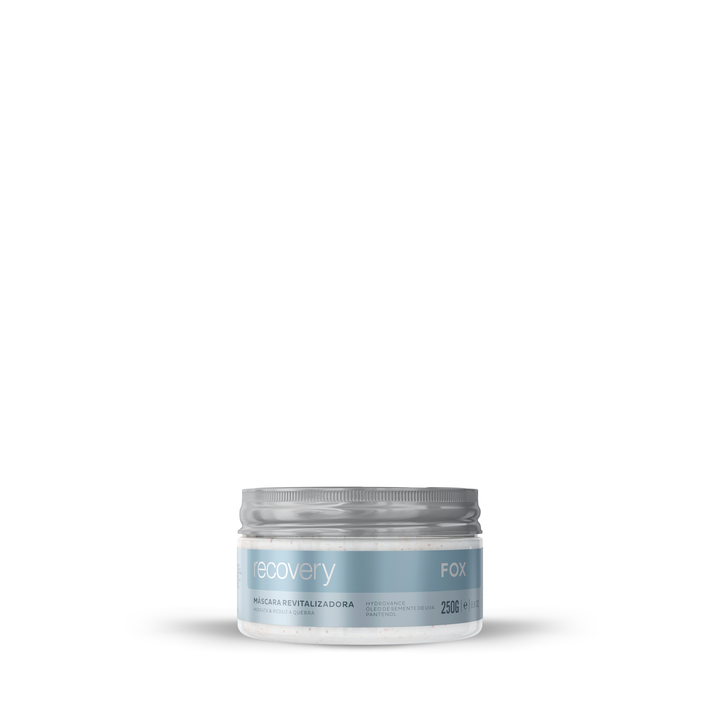 KIT DE HIDRATAÇÃO PROFUNDA RECOVERY | Para Cabelos Secos e Ressecados com Óleo de Macadâmia, Pantenol e Queratina - Shampoo 300ml + Condicionador 300ml + Máscara 250g