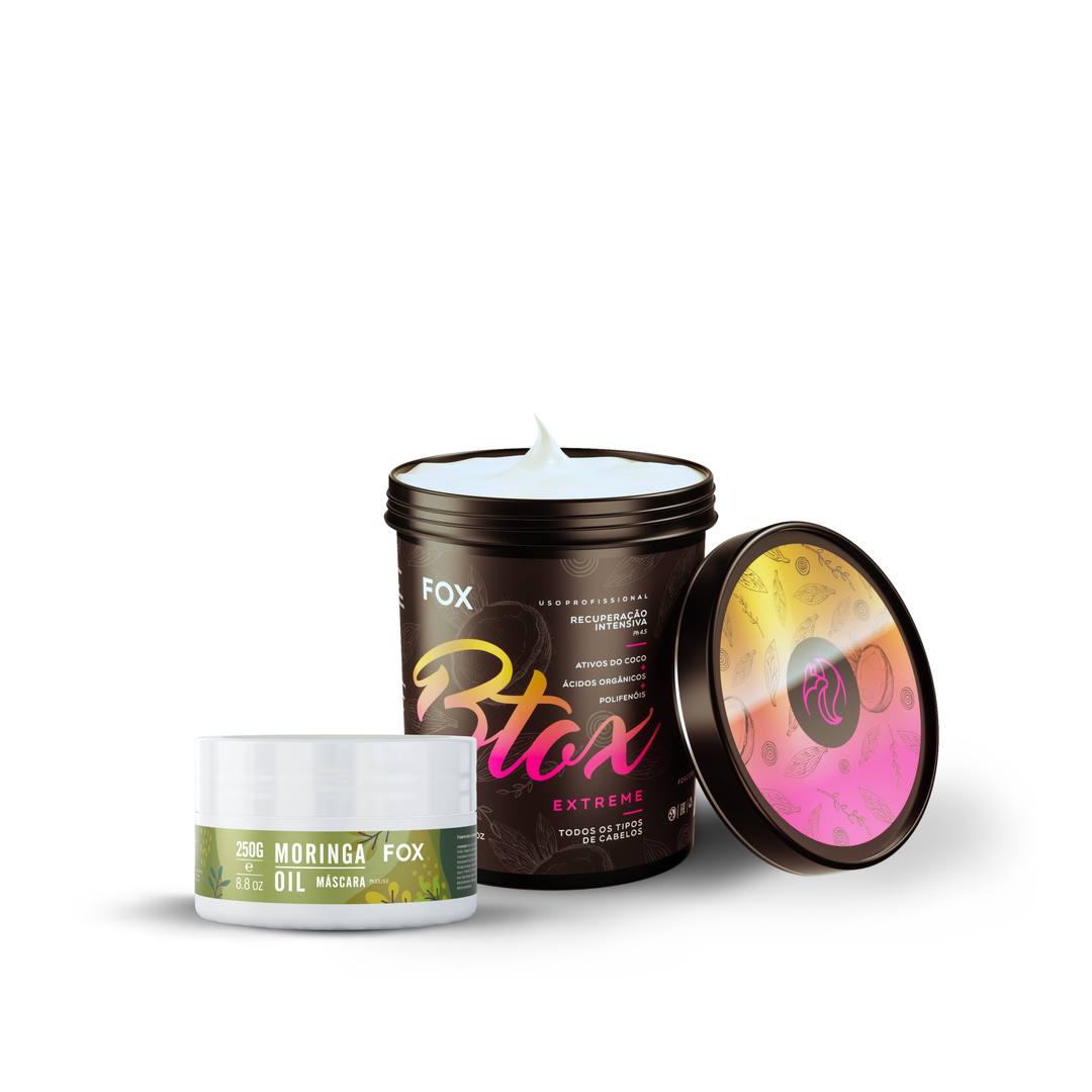 KIT BTOX EXTREME 1KG + MÁSCARA MORINGA OIL 250G