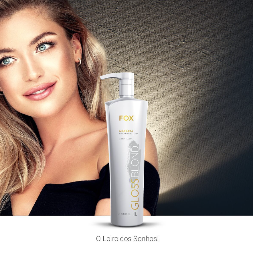 Escova Progressiva Fox Gloss Blond