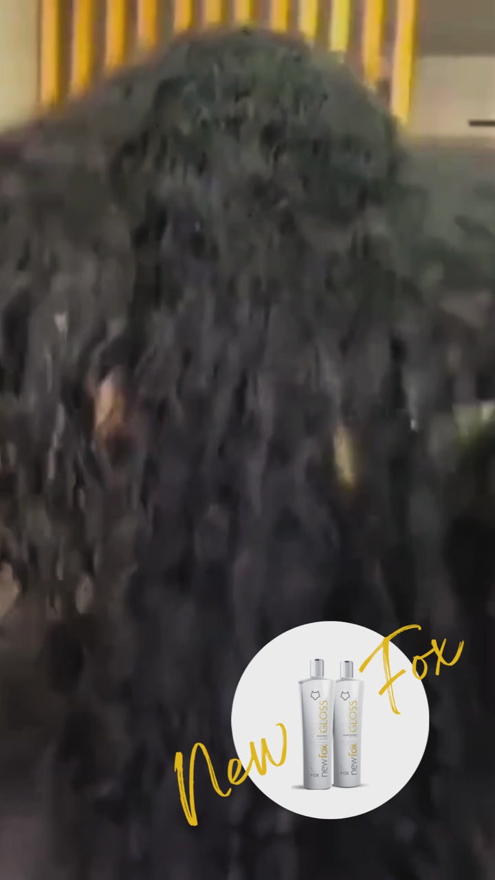 ESCOVA PROGRESSIVA NEW FOX | Liso Natural com Movimento (80% a 100%): Kit Progressiva Com Shampo 1L e Máscara 1L